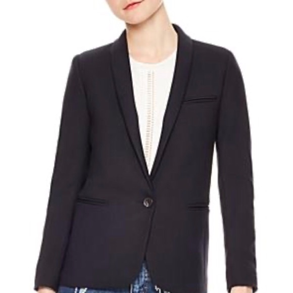 Sandro Navy Blazer Jacket